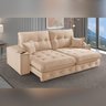 Sofa Retratil Reclinavel com Porta Copos 210cm Istambul Yescasa   - 1