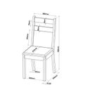 Ver imagem 4 de Mesa de Jantar Quadrada 90x90 com 4 Cadeiras Sicilia