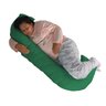 Travesseiro Gigante Multiuso Unissex Formato C Happy Line - Verde - 1