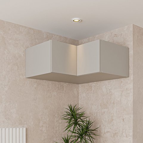Ponte Canto Reto Modular 95cm 2 Portas Jade CabeCasa MadeiraOriginals