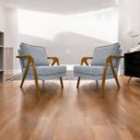 Ver imagem 2 de Kit 2 Poltronas Decorativas Reforçadas Shine para Sala Recepção Escritório Tecido Bouclé Premium