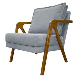 Kit 2 Poltronas Decorativas Reforçadas Shine para Sala Recepção Escritório Tecido Bouclé Premium - 6