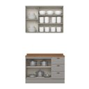 Ver imagem 3 de Cozinha Compacta 2 Peças 100% Mdf com Tampo Americana