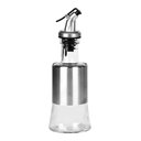 Ver imagem 1 de Kit 2x Galheteiro de Vidro e Aço Inoxidável 200ml Porta Azeite Vinagre Óleo com Bico Dosador
