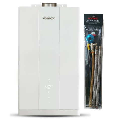 Aquecedor de Água a Gás Komeco Ko 36 Wh Home 36 Litros Gás Gn com Kit Ligação