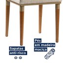 Ver mais imagens de Kit 2 Cadeiras Bouclê e Pés em Madeira Maciça Isa