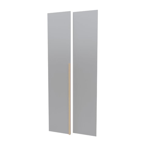 Kit 2 Portas para Guarda-roupa de Canto Reto Modular 95cm Jade CabeCasa MadeiraOriginals