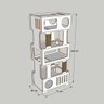 Torre para Gatos Tom Evo - Linha para Gatos de até 10kg A 168cm x C 75cm x L 48cm  - 3