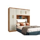 Ver imagem 1 de Guarda Roupa México C/ Cabeceira 5 Portas 3 Gvts Cedro/areia