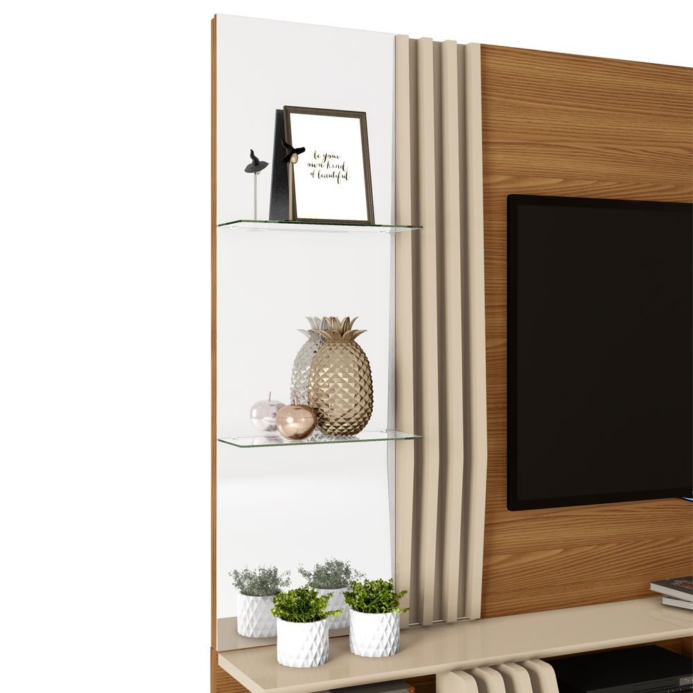 Painel Home Suspenso Bello TV 55 polegadas 100 MDF Dj Móveis ...