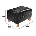 Ver imagem 6 de Poltrona Chesterfield com Puff Capitonê Luís Xv