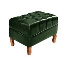 Ver imagem 5 de Poltrona Chesterfield com Puff Capitonê Luís Xv