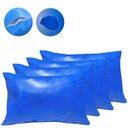 Ver imagem 1 de Kit 4 Capas de Travesseiro Azul Royal Napa Premium Hospitalar