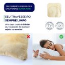 Ver imagem 6 de Kit 4 Capas de Travesseiro Azul Royal Napa Premium Hospitalar