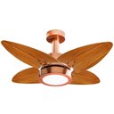 Ver imagem 2 de Ventilador de Teto Aspen Led 6000k Venti-delta Cobre 4pás Freijó 110v com Controle Remoto