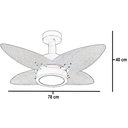 Ver imagem 5 de Ventilador de Teto Aspen Led 6000k Venti-delta Cobre 4pás Freijó 110v com Controle Remoto