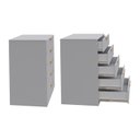 Ver mais imagens de Cômoda 5 Gavetas 80cm Jade CabeCasa MadeiraOriginals