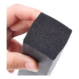 Perfil de Borracha Esponjoso Vedação Macio 38x38mm - 1m - 2