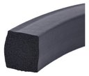 Ver imagem 1 de Perfil de Borracha Esponjoso Vedação Macio 38x38mm - 1m