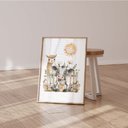 Ver imagem 4 de Kit 3 Quadros Decorativos Infantil - Fazenda Day NO2 - 30x40 - Moldura Madeira