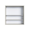 Ver imagem 5 de Armário Espelheira de Banheiro 60cm com 2 Portas 1 Nicho Bari Bege/Arenas