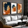 Quadro Decorativo Abstrato Moderno 3d Sala Quarto Hall - 2