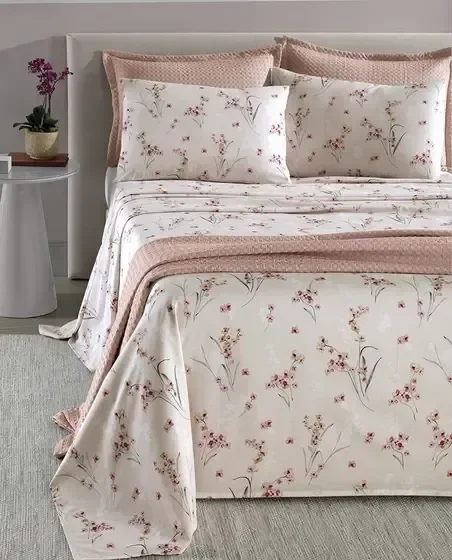 Jogo Cama Casal Döhler 150 Fios Provença Vanessa - 2
