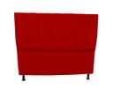 Ver imagem 2 de Kit Cabeceira e Recamier Baú para Cama Box Casal Queen:vermelho