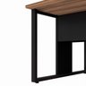 Mesa Escritório Estação Trabalho Plataforma Dupla Pé Quadro 90x120cm Espresso Móveis - 10