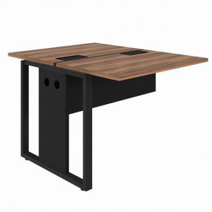 Lateral de Plataforma Dupla Acoplar Pé Quadro 90x120cm Espresso Móveis