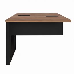 Lateral de Plataforma Dupla Acoplar Pé Quadro 90x120cm Espresso Móveis - 6
