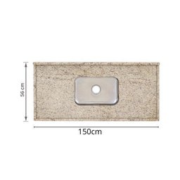 Pia Granito Natural Santa Cecilia 1.50m Kasa - 3