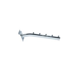 Kit 3 Unidades Rt Painel Oblongo Inclinado 30cm Cromado – Exposição Elegante e Funcional - 1