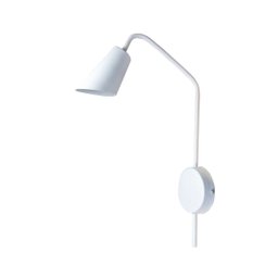 Arandela de Parede New City C/ Plug e Interruptor - Branco - 4