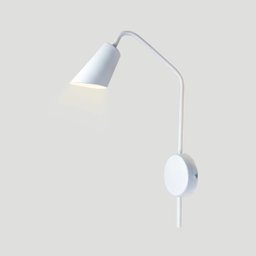 Arandela de Parede New City C/ Plug e Interruptor - Branco - 3