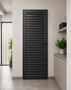 Ver imagem 3 de Porta Giro Laminada 0,85m x 2,15m Direita em Alumínio Preto – Vitrolar