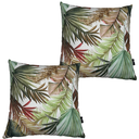 Ver imagem 6 de Kit 2 Capas de Almofada Impermeável Estampa Digital 100% Algodão 43CMX43CM:Havana - Borboleta e Cere