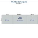 Ver imagem 5 de Guarda-Roupa Planejado 4 Peças com 6 Portas Orion CabeCasa MadeiraOriginals Bege