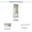 Ver imagem 6 de Guarda-Roupa Modulado 4 Peças com 6 Portas Orion CabeCasa MadeiraOriginals