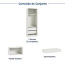 Ver imagem 6 de Guarda-Roupa Planejado 4 Peças com 6 Portas Orion CabeCasa MadeiraOriginals Bege