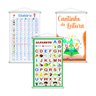 Silabário + Leitura + Alfabeto Vogais Kit 3 Banners 80x50cm - 1