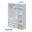 Ver imagem 4 de Guarda Roupa Infantil Wood com 3 Portas - Branco