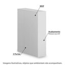Ver imagem 2 de Guarda Roupa Infantil Wood com 3 Portas - Branco