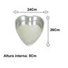 Kit 2 Formas Assadeiras de Bolo Coração de Alumínio Grosso - 2