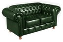 Ver imagem 2 de Namoradeira Sofá Chesterfield com Capitonê Luís Xv Verde