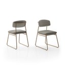 Ver imagem 2 de Cadeira Sala de Jantar Encosto e Assentos Estofados Linho Jaraguá