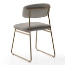 Ver imagem 1 de Cadeira Sala de Jantar Encosto e Assentos Estofados Linho Jaraguá