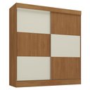 Ver imagem 2 de Guarda-roupa Casal 2 Portas 3 Gavetas Pantanal Cinamomo/off White - Rodial