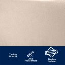 Ver imagem 5 de Kit 2 Cadeiras Sala de Jantar Bouclê Design Aço Carbono Lavinia