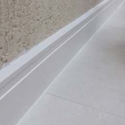 Rodapé de Poliestireno 10CMX15MM Frisado 2,4METRO Linear Branco Graddus - 3 Rodapé de Poliestireno 10CMX15MM Frisado 2,4METRO Linear Branco Graddus - 3